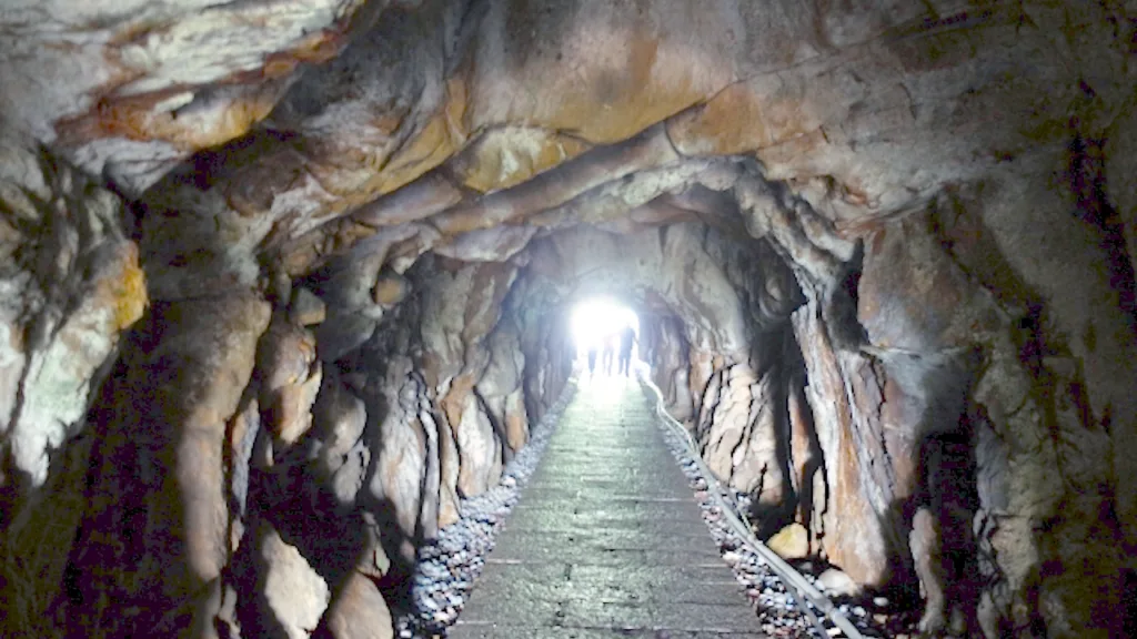 黄金博物館（金瓜石）の坑道
