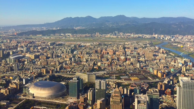 台北101の最上階からの眺め