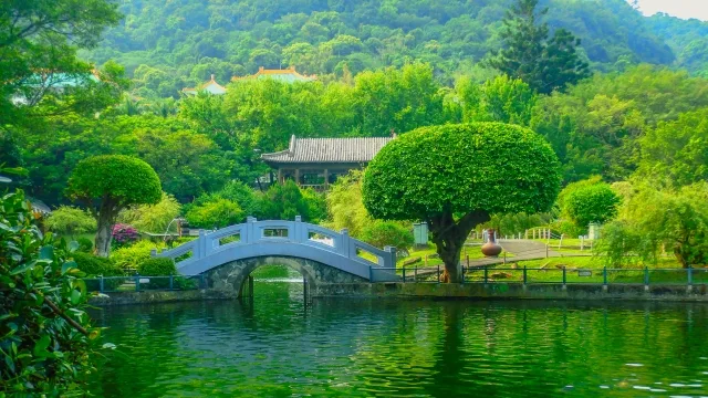 台湾国立故宮博物院の至善園