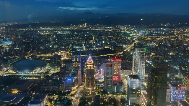 台北101から見た夜景