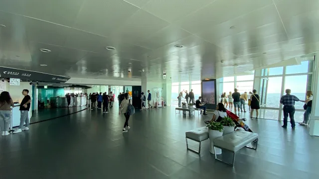 台北101の89階屋内展望室